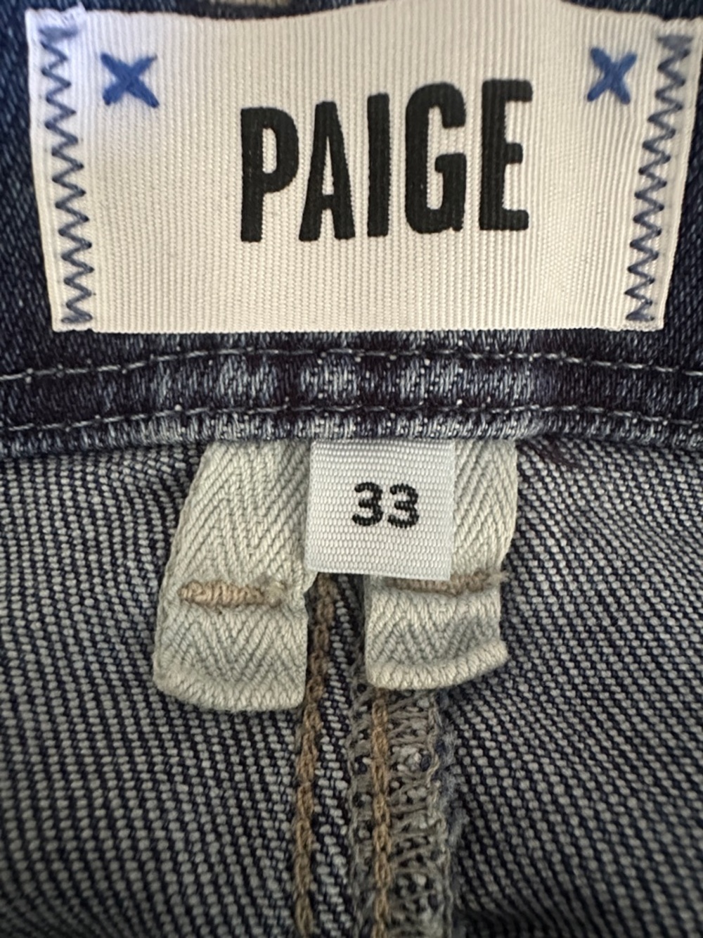 PAIGE ANESSA Wide-Leg Jean - size 33 - Amoroso wash - Picture 8 of 8